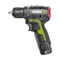 WORX WU130 perceuses électriques sans fil perceuse électrique sans fil tournevis sans fil avec aucun / 1/2 pièces Batter