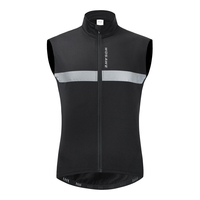 WOSAWE hiver cyclisme gilet polaire échauffement coupe-vent gilet route vtt vélo équitation ski gilet réfléchissant Biyc