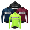 WOSAWE hiver thermique chaud polaire hommes veste de cyclisme sécurité réfléchissant vtt route vélo coupe-vent vélo vête