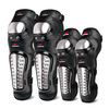WOSAWE Moto Long Genou Pad Coude Garde Moto Racing Vêtement De Protection Armor En Acier Inoxydable