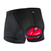 Wosawe Shorts de cyclisme sous-vêtements de cyclisme 5D Gel Pad plus épais antichoc séchage rapide respirant sous-vêteme