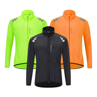 WOSAWE Cyclisme Vêtements Réfléchissant Coupe-Vent Respirant Veste VTT Vélo Vélo À Séchage Rapide Coupe-Vent Manteau