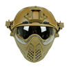 WoSporT casque tactique avec masque de protection chasse moto équitation armée de plein air CS