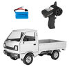 WPL D12 1/10 2.4G 2WD camion militaire chenille hors route RC voiture modèle de véhicule jouet