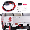 WPL D12 bricolage feu de recul arrière Mini décoration 5mm Changge 12 mm connecteur pièces de voiture RC