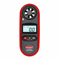 WT816A Compteur de vitesse du vent IP67 Étanche avec affichage du rétroéclairage Mesure de la température Six unités de