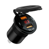 WUPP 6-30V 5V/3.4A double USB QC 3.0 chargeur de charge Super rapide interrupteur étanche pour moto voiture camion batea