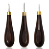 WUTA cuir artisanat outil diamant couture poinçon ébène Blackwood poignée cuir artisanat couture poinçon Kit