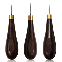 WUTA cuir artisanat outil diamant couture poinçon ébène Blackwood poignée cuir artisanat couture poinçon Kit