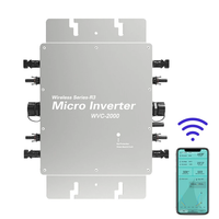Wvc-2000W Grid Tie Mppt Pure Sine Wave 120 230V Solar Micro Inverter,  Waterproof Automatic Identification Power Inverter