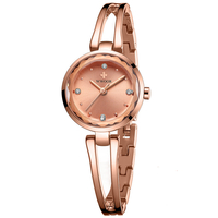 WWOOR 8866 Diamond Ladies Bracelet Watch Business Style Steel Bande Quartz Watch