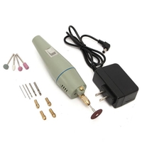 Wxly dc / ac mini-perceuse électrique main bricolage ensemble broyeur électrique