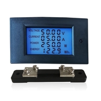 WZ-DM50 voltmètre ampèremètre 100 V 50A compteur dénergie électrique compteur dénergie alarme de tension avec
