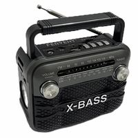 X-BASS Handheld Radio FM AM SW Radio Built-in Magnetic Speaker Support USB BT TF Headphone Music Player with Multi-band