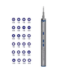 X-Drive Electric Precision Screwdriver Set 24-in-1 Magnetic Screw Bits Rechargeable Lithium Battery Compact Aluminum All