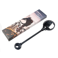 X-TIGER Long Bicycle Rea Rview Mirrors 360° Rotation Wide Angle Folding Mountain Road Bike Motorcycle Adjustable Rearvie