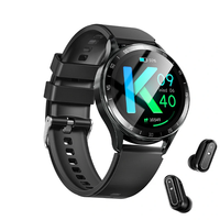 X10 1.39inch HD Screen CNC Metal Steel-feel Watch with TWS Earphones bluetooth Call Heart Rate Blood Pressure 3605 Real