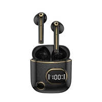 X25 TWS bluetooth 5.2 écouteurs LED affichage 13mm grand pilote HiFi stéréo écouteur longue endurance casque avec micro