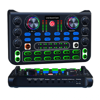 X60 Sound Card English Version Professional Sound Cards Audio Mixer for Karaoke Broadcast KTV Singing Live Sound Mixer P