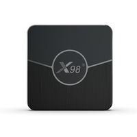 X98 Plus Amlogic S905W2 TV Box Android 11 Support Quad Core H.265 AV1 Wifi BT5.0 Lecteur multimédia Youtube X98mini 4GB