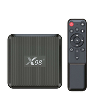 X98Q TV Box Android 11 Amlogic S905W2 1GB 8GB Soutien H.265 AV1 Wifi HDR 10+ Youtube Media Player Set Top Box