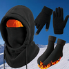 XANES 2/3/4pcs Winter Warm Headwear Gloves Socks Set Head Neck Hands Feet Protection from Cold