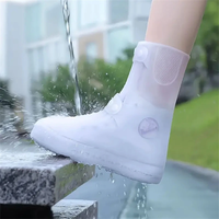 XANES Bike Shoe Covers Waterproof Rain Booties Silicone Slip-resistant Rainy Day Thick Rain Boots Covers Foot Covers for