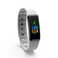 XANES F8C 0.96 "écran tactile étanche Bracelet intelligent moniteur de fréquence cardiaque Fitness montre intelligente M
