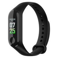 XANES M3B 0.96 "écran couleur étanche montre intelligente moniteur de fréquence cardiaque bracelet de remise en forme Mi