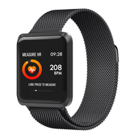 XANES® NB-213 Bracelet de remise en forme pour sports multiples Fitness Montre intelligente avec écran couleur de 1, 3 po