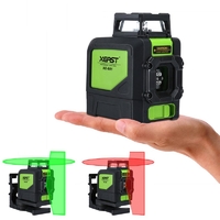 XEAST XE-901 Lignes de niveau laser 3D Niveaux de laser vert 3D Mise à niveau automatique 360 Horizontal Une croix verti