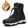 XGGO Bottes de neige dhiver rembourrées Bottes en coton épaissi antidérapantes imperméables chaudes chaussures en p