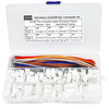XH2.54 Connector Kit Pre-crimped Wire 150mm 2P 3P 4P 5P 6P 7P Housing Straight Pin Heat Shrink Tubing Electronics Projec