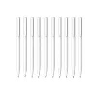 Xiaomi 10Pcs Gel Stylos Sans Capuchon Stylo Décriture Encre Noire Blanc