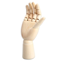Xinbowen 1088 10 pouces / 12 pouces en bois gauche / main droite modèle jointé sculpture sur bois sculpture Mannequin ma