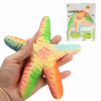Xinda Squishy Starfish 14cm Soft Slow Rising Avec Emballage Collection Gift Decor Toy