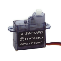 XINXIU X-S0037PD 0.5kg.cm ~ 0.65kg.cm couple 4.8 ~ 6V engrenage en plastique sans noyau 3.7g Servo numérique pour avion