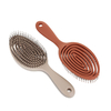 XINZHI Peigne élastique à pression apaisante Peigne de massage élastique relaxant Brosse à cheveux portable