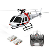 XK K123 6CH système sans brosse 3D6G AS350 échelle hélicoptère RC compatible avec FUTAB-A S-FHSS 4PCS 3.7V 500MAH Lipo B