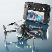 XKJ KAI TWO 249g GPS 5G WiFi FPV with 4K ESC HD Dual Camera 3-Axis Mechanical Gimbal 5.6 Touchable LCD Screen Controlle