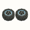 XLF F22A 1/10 RC Car Spare Tires Wheels Rims 2PCS Vehicles Model Parts Accessories