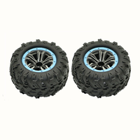 XLF F22A 1/10 RC Car Spare Tires Wheels Rims 2PCS Vehicles Model Parts Accessories