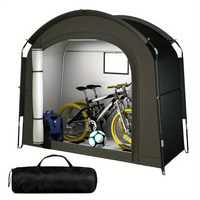 Xmund Outdoor Extra-Large Outdoor Bike Cover Tent,  Fits 2-3 Bikes Cover,  Withstand Wind,  Rain and UV,  Portable & Foldabl