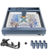 xTool D1 Pro Graveur laser 20W avec élévateurs et rouleau rotatif RA1 Diode de précision supérieure DIY Laser Gravure Ma