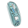 XUNFOX XYH55 Dual Mode Wireless Gaming Mouse Transparent Shell 1000/1200/1600DPI Rechargerable bluetooth Mice for PC Lap