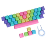 XUNSVFOX 39 touches Rainbow Color PBT Keycap Set OEM Profile Sublimation Keycaps pour claviers mécaniques
