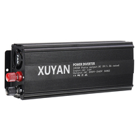 XUYUAN 2000W crête onduleur de voiture DC 12 / 24V à AC 110 / 220V convertisseur à onde sinuso dale modifiée avec port d