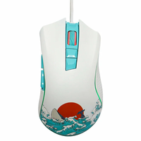 XVX G705 Wired Gaming Mouse RGB Backlit Coral Sea Mouse with Adjustable 12000DPI/7 Programmable Buttons Gamer Computer U