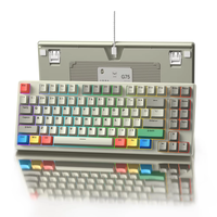XVX G75 Magnetic Switch Wired Mechanical Keyboard Rapid Trigger 85 Keys Gasket Structure RGB Backlit Hot-Swappable 8KHz