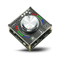 XY-D15H DC8-24V Stereo BT Audio Amplifier Board Module Digital Amplifier with Spectral Volume 2X10W/15W/20W